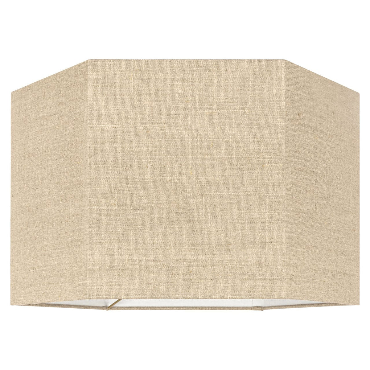 Richmond Interiors Lamp Shades Lampshade Sally sand hexagonal medium House of Isabella UK