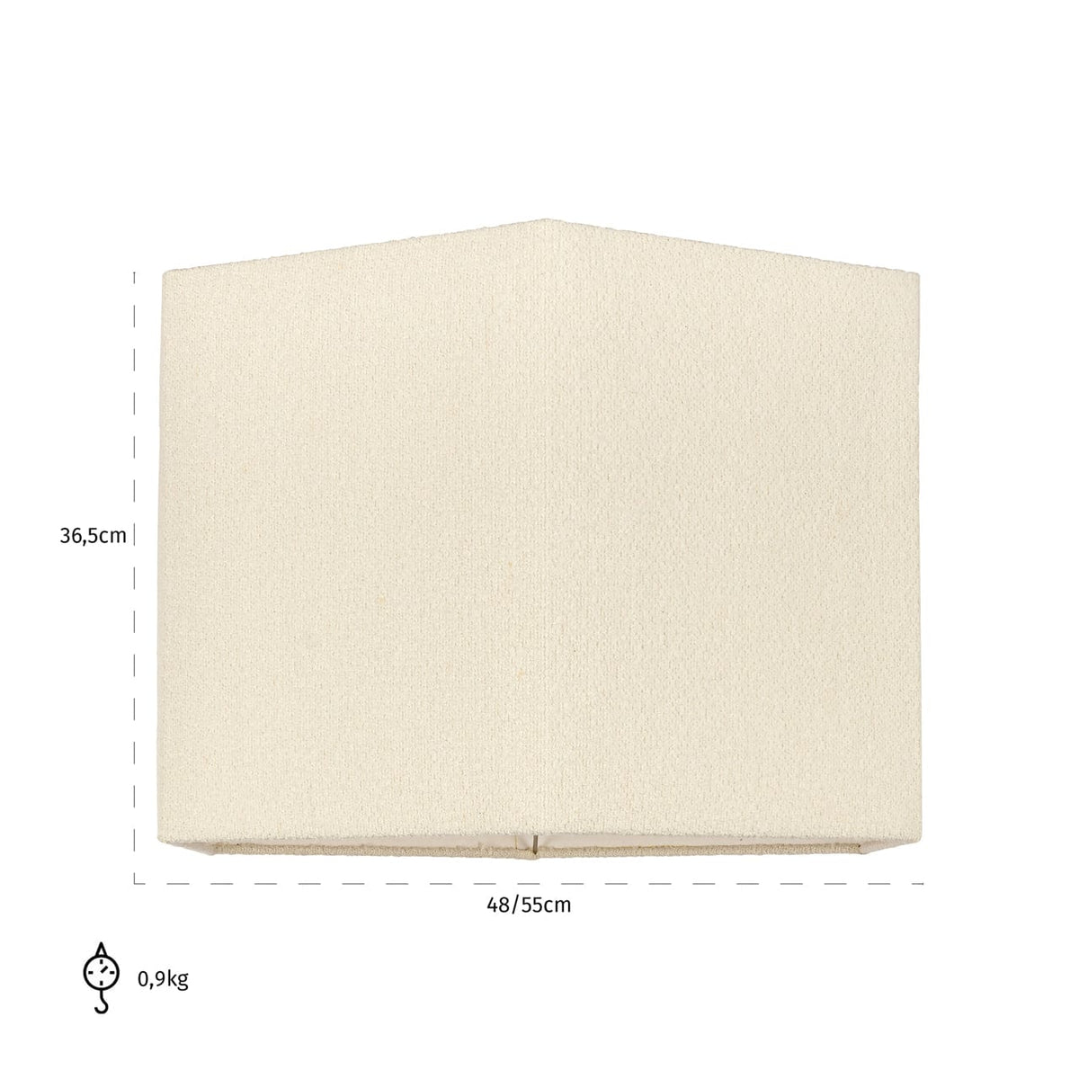 Richmond Interiors Lamp Shades Lampshade Soho white hexagonal XL House of Isabella UK