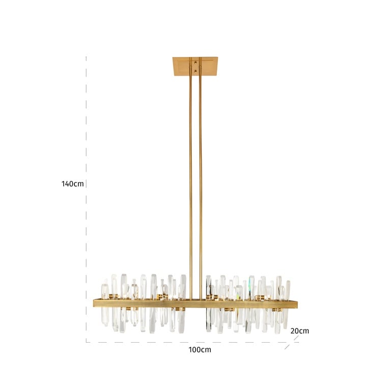 Richmond Interiors Lighting Chandelier Briget (Bronze) House of Isabella UK