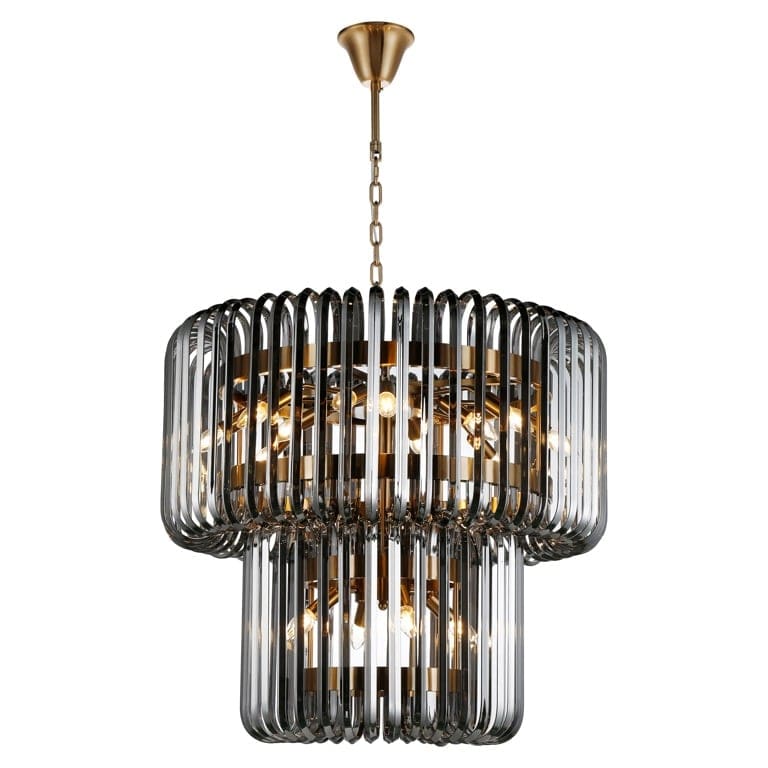 Richmond Interiors Lighting Chandelier Bryon (Smoke) House of Isabella UK