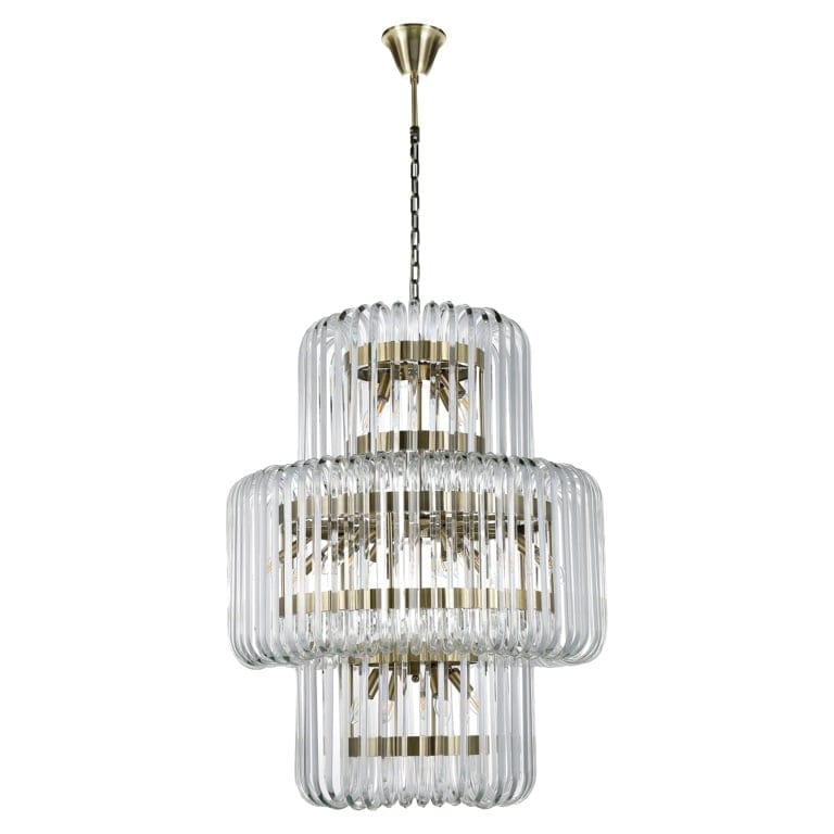 Richmond Interiors Lighting Chandelier Chenna (Clear transparent) House of Isabella UK