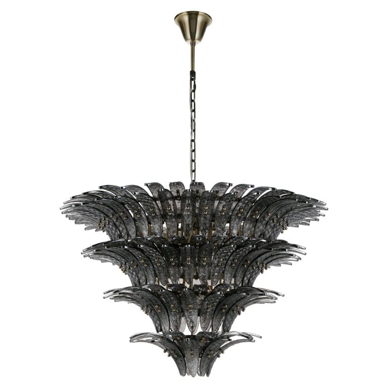 Richmond Interiors Lighting Chandelier Cyrah (Black) House of Isabella UK