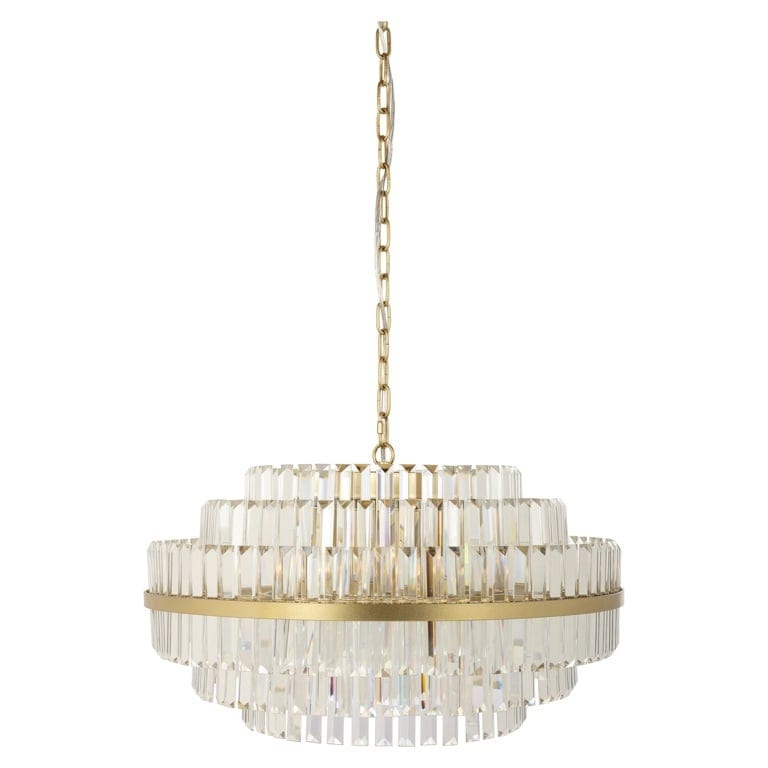 Richmond Interiors Lighting Chandelier Desire big (Brushed Gold) House of Isabella UK