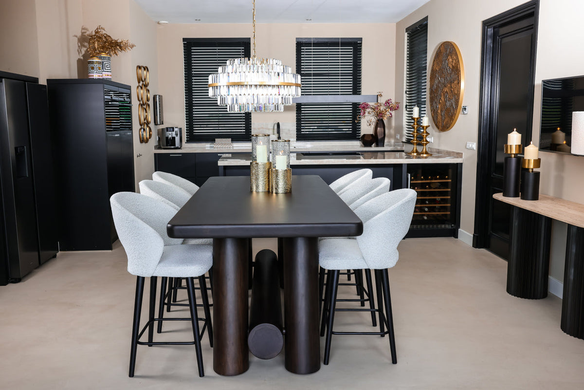 Richmond Interiors Lighting Chandelier Desire brushed gold large House of Isabella UK