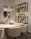 Richmond Interiors Lighting Chandelier Desire brushed gold small House of Isabella UK
