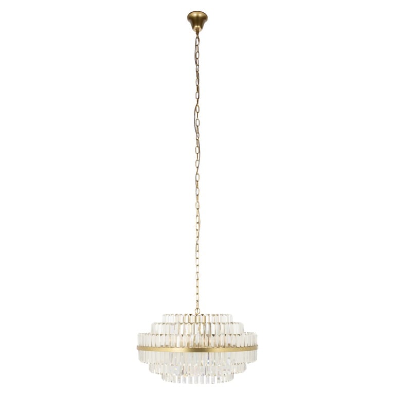 Richmond Interiors Lighting Chandelier Desire medium (Brushed Gold) House of Isabella UK