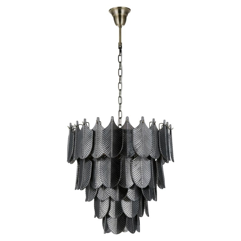 Richmond Interiors Lighting Chandelier Divine (Black) House of Isabella UK