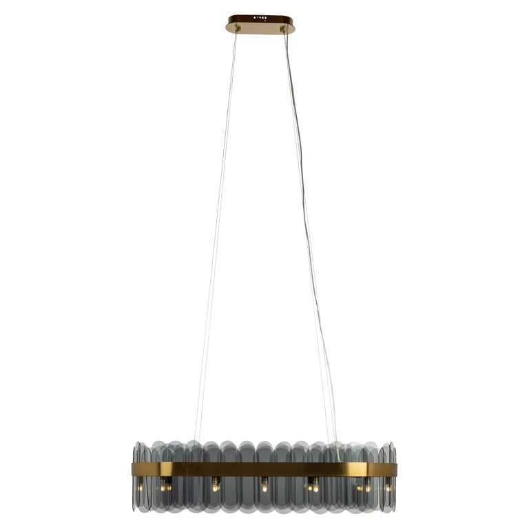 Richmond Interiors Lighting Chandelier Julio (Brushed Gold) House of Isabella UK