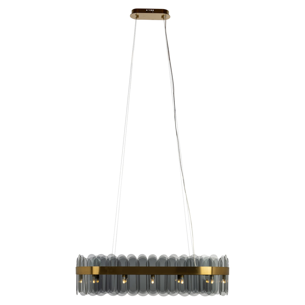 Richmond Interiors Lighting Chandelier Julio brushed gold House of Isabella UK