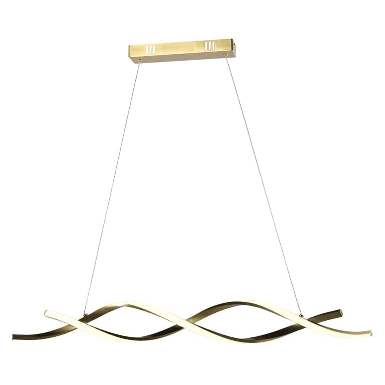 Richmond Interiors Lighting Chandelier Lorine (Brushed Gold) House of Isabella UK