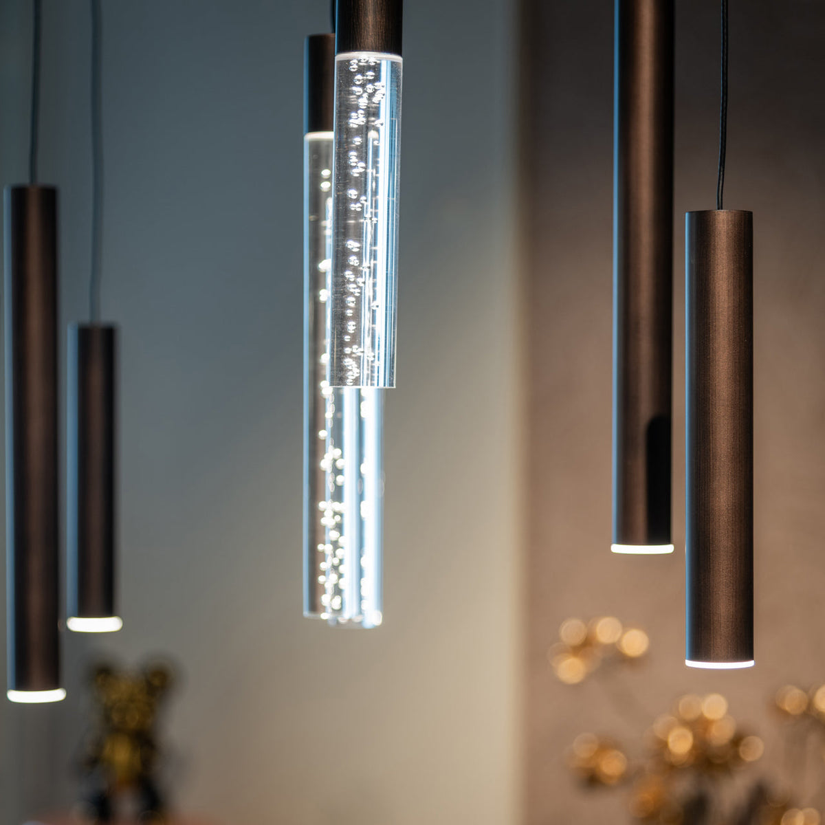 Richmond Interiors Lighting Chandelier Oxley bronze large House of Isabella UK