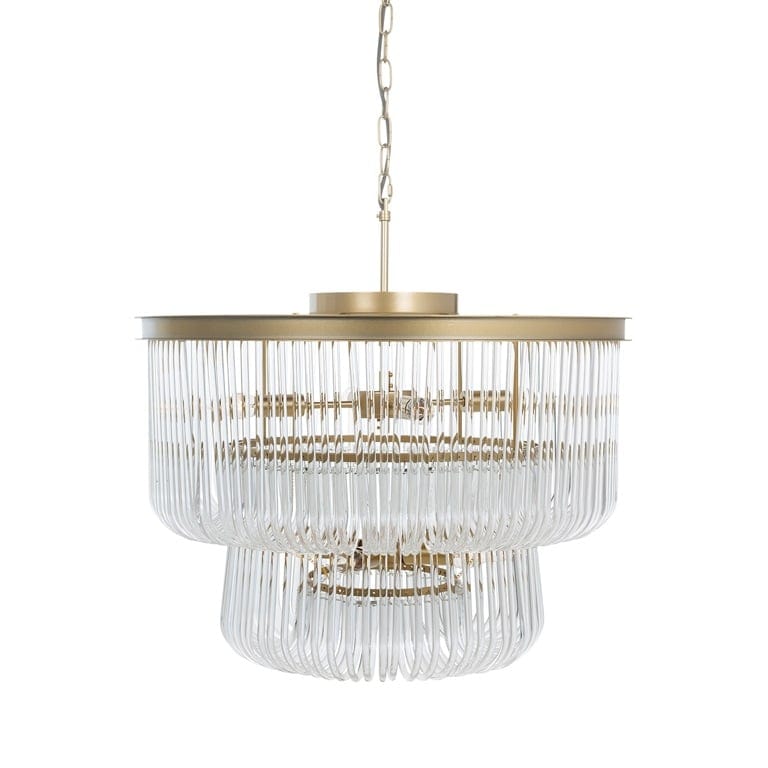 Richmond Interiors Lighting Chandelier Romy (Brushed Gold) House of Isabella UK