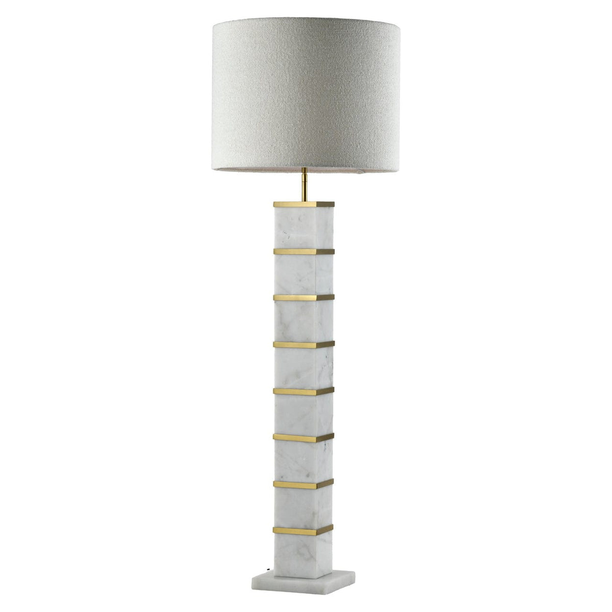 Richmond Interiors Lighting Floor lamp Celinae white including lampshade House of Isabella UK