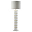 Richmond Interiors Lighting Floor lamp Celinae white including lampshade House of Isabella UK