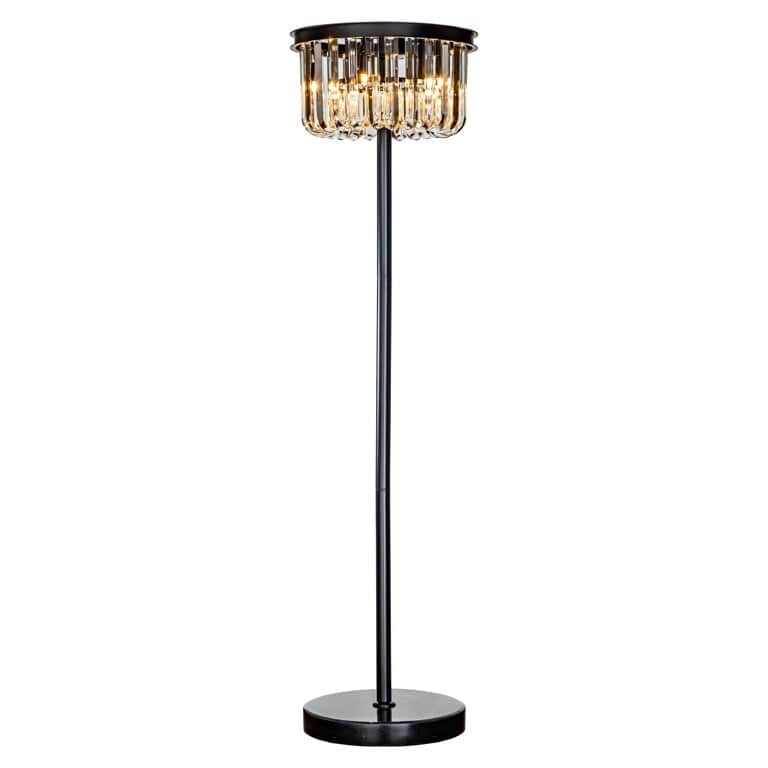 Richmond Interiors Lighting Floor lamp Dagmar black (Black) House of Isabella UK