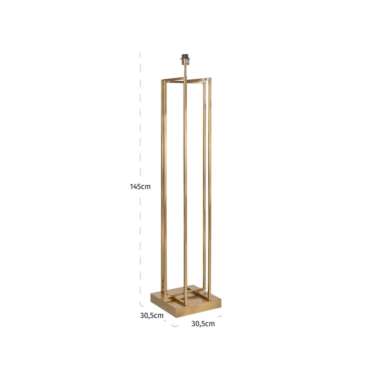 Richmond Interiors Lighting Floor lamp Jalinia brass antique House of Isabella UK
