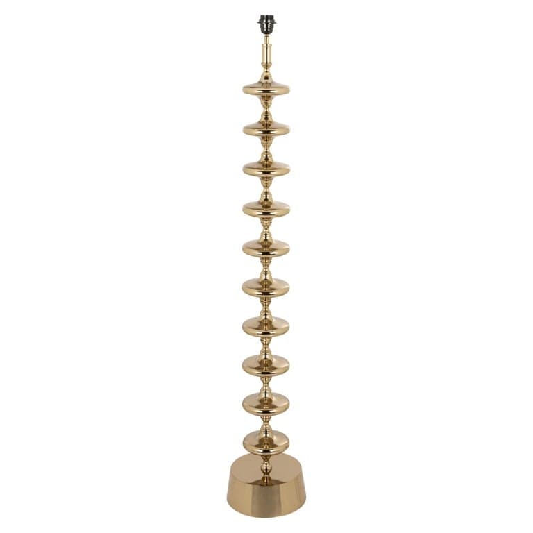 Richmond Interiors Lighting Floor lamp Jane gold (Gold) House of Isabella UK