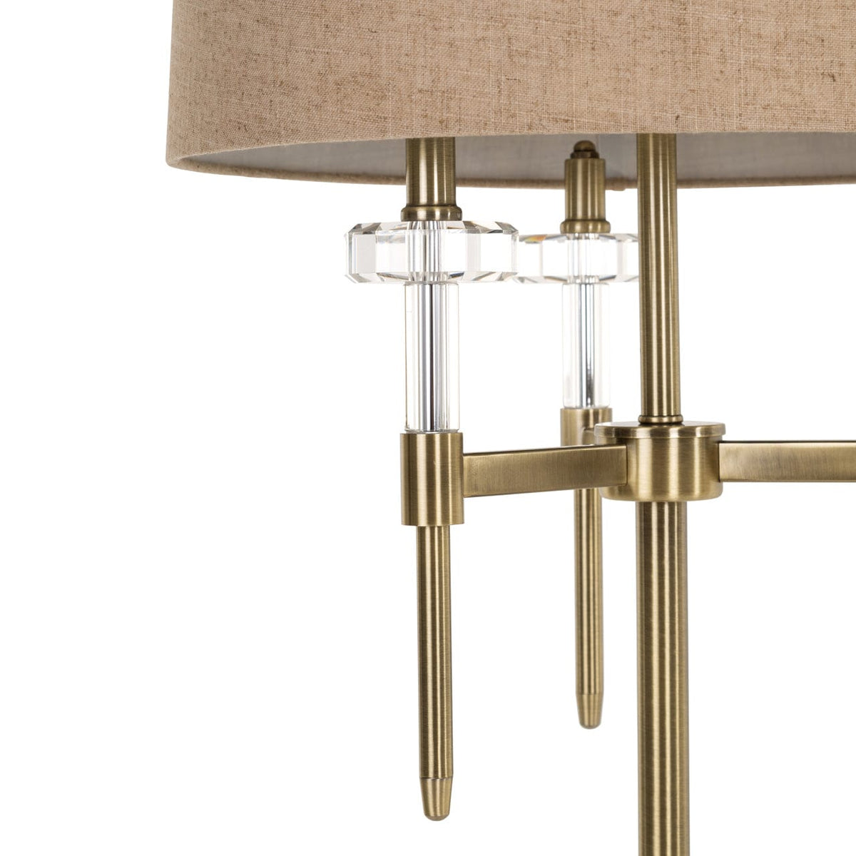 Richmond Interiors Lighting Floor lamp Josie brushed gold House of Isabella UK