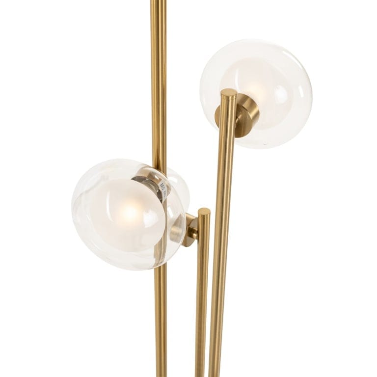 Richmond Interiors Lighting Floor lamp Luva brass (Brushed Gold) House of Isabella UK