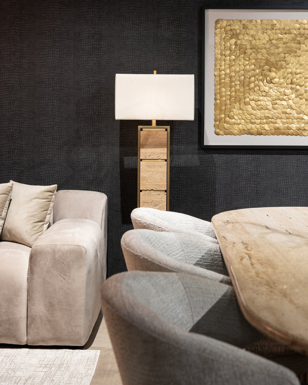 Richmond Interiors Lighting Floor lamp Meyra House of Isabella UK