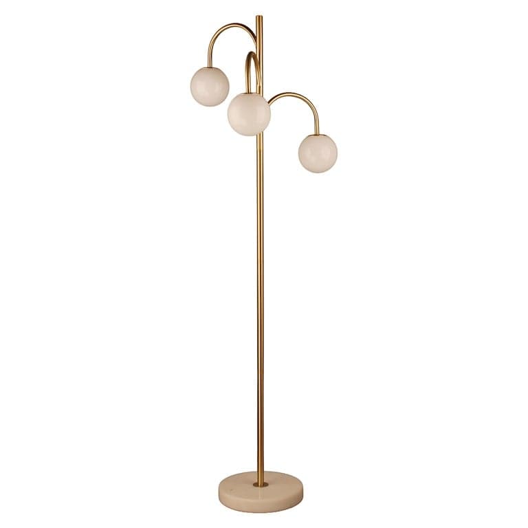 Richmond Interiors Lighting Floorlamp Janou (Gold) House of Isabella UK