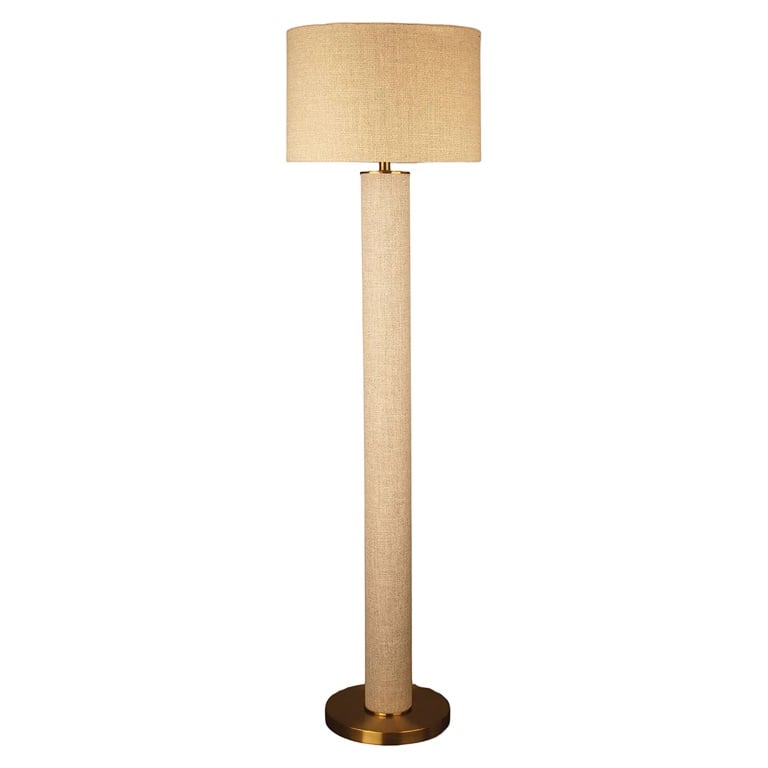 Richmond Interiors Lighting Floorlamp Joline (Beige) House of Isabella UK