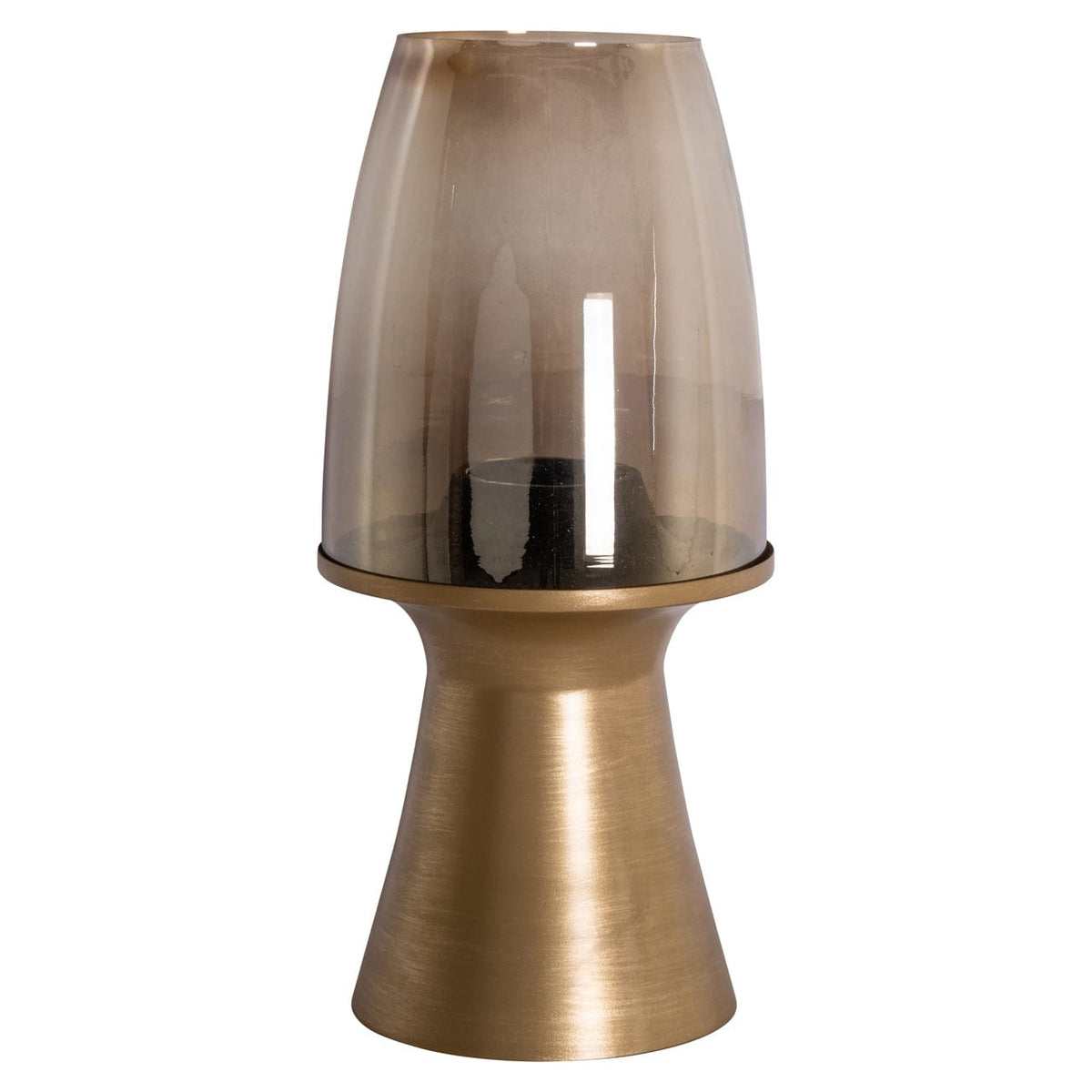Richmond Interiors Lighting Hurricane light Danea brushed gold large House of Isabella UK