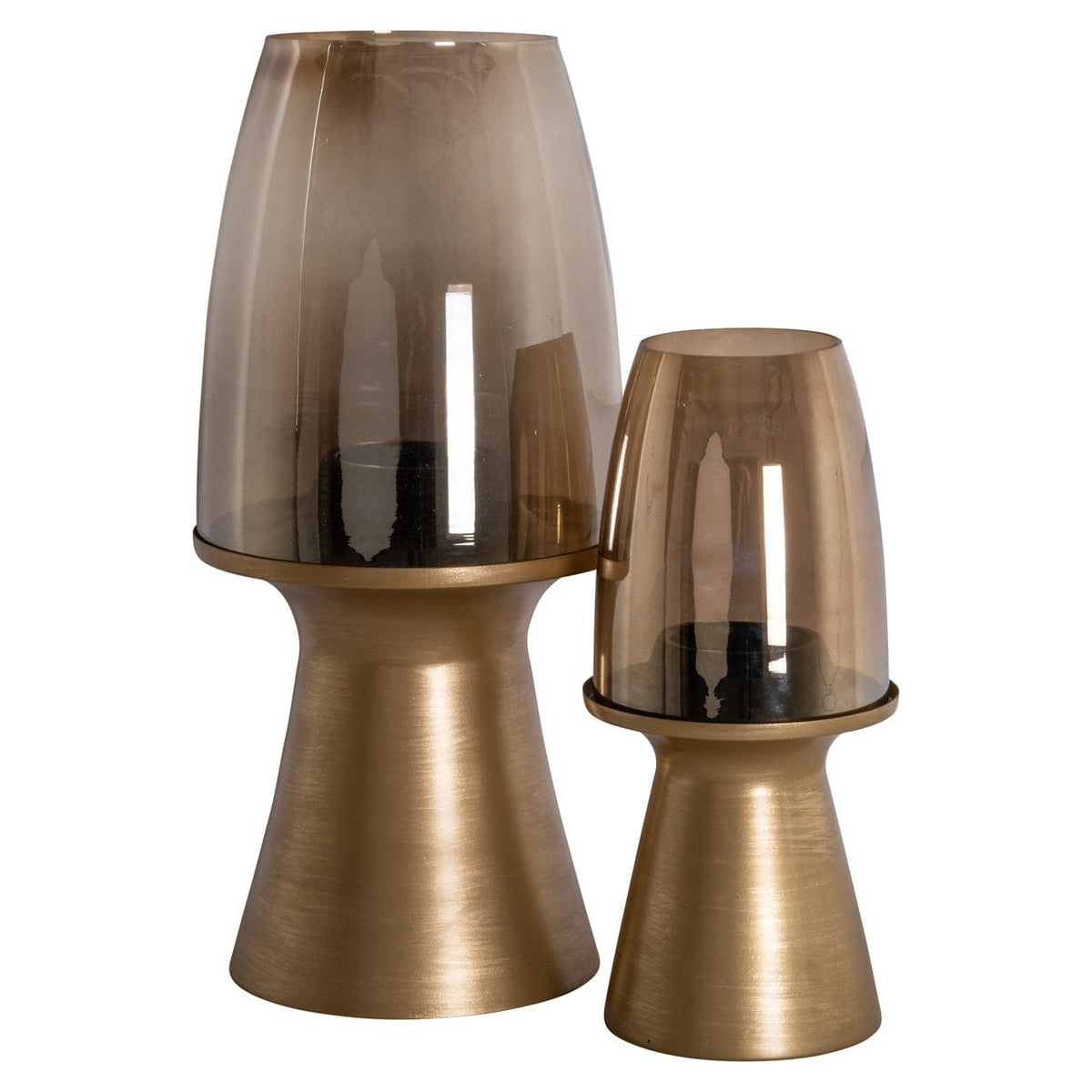 Richmond Interiors Lighting Hurricane light Danea gold small House of Isabella UK