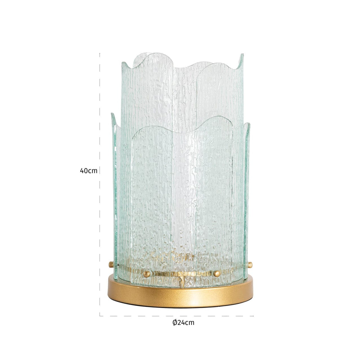 Richmond Interiors Lighting Hurricane light Danila gold large House of Isabella UK