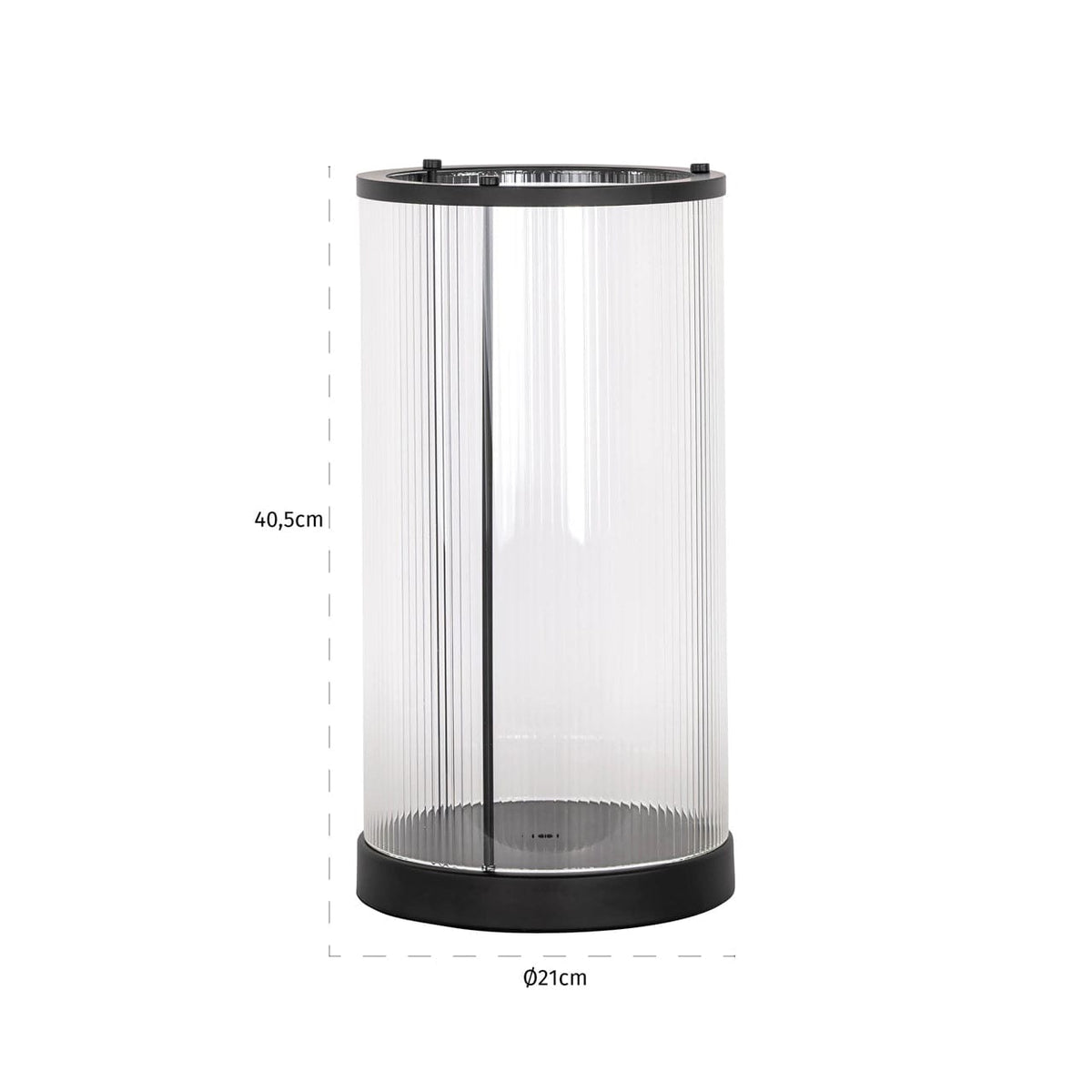 Richmond Interiors Lighting Hurricane light Dayene black large House of Isabella UK