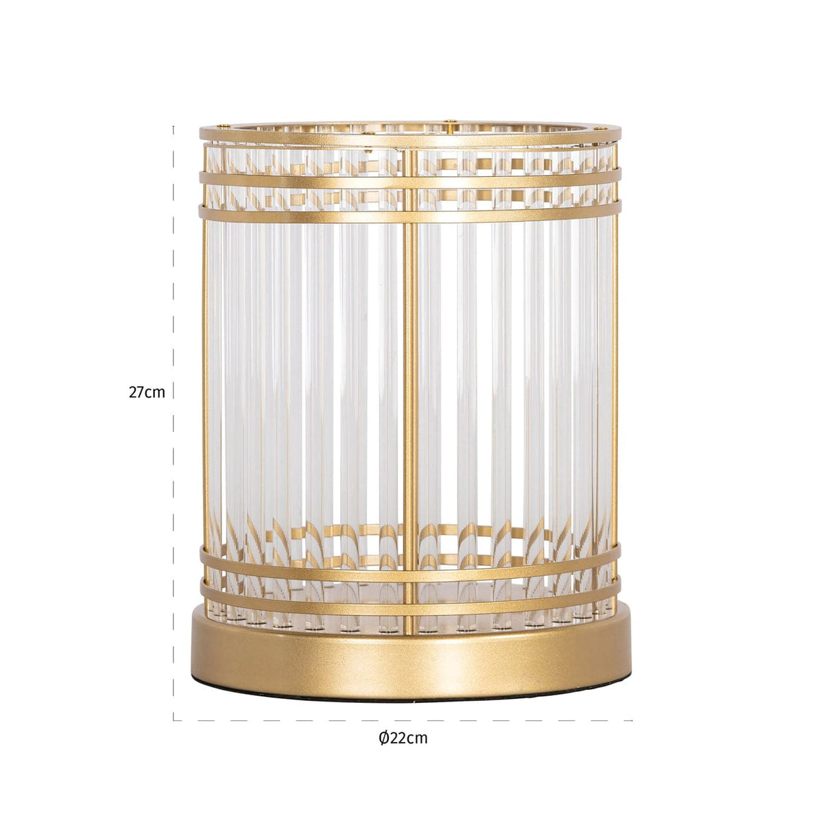 Richmond Interiors Lighting Hurricane light Dyara gold small House of Isabella UK