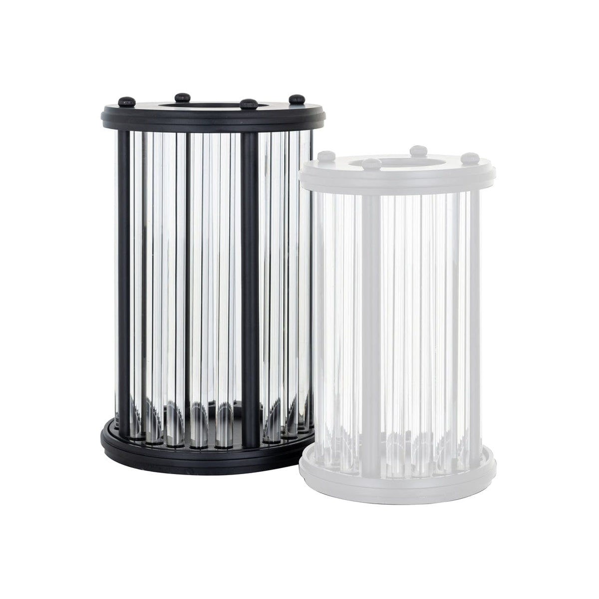 Richmond Interiors Lighting Hurricane light Faey black large House of Isabella UK