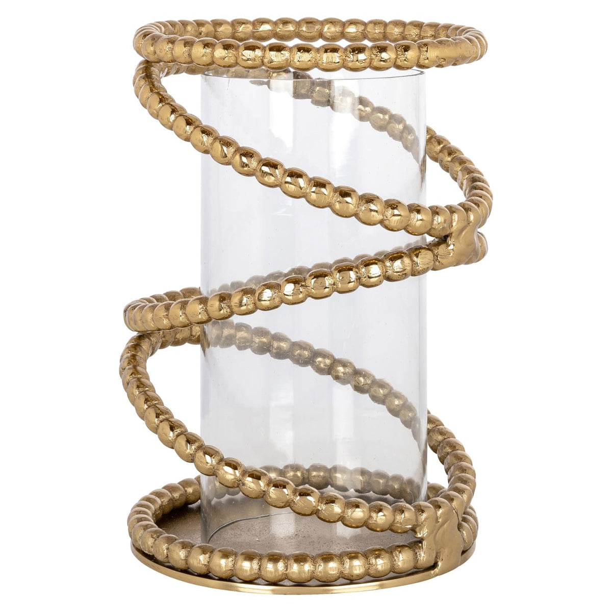 Richmond Interiors Lighting Hurricane light Jaden brushed gold small House of Isabella UK