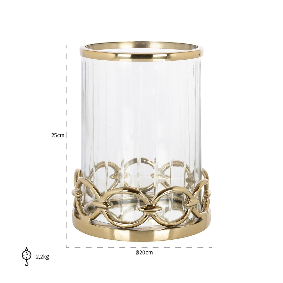 Richmond Interiors Lighting Hurricane light Jayce gold House of Isabella UK