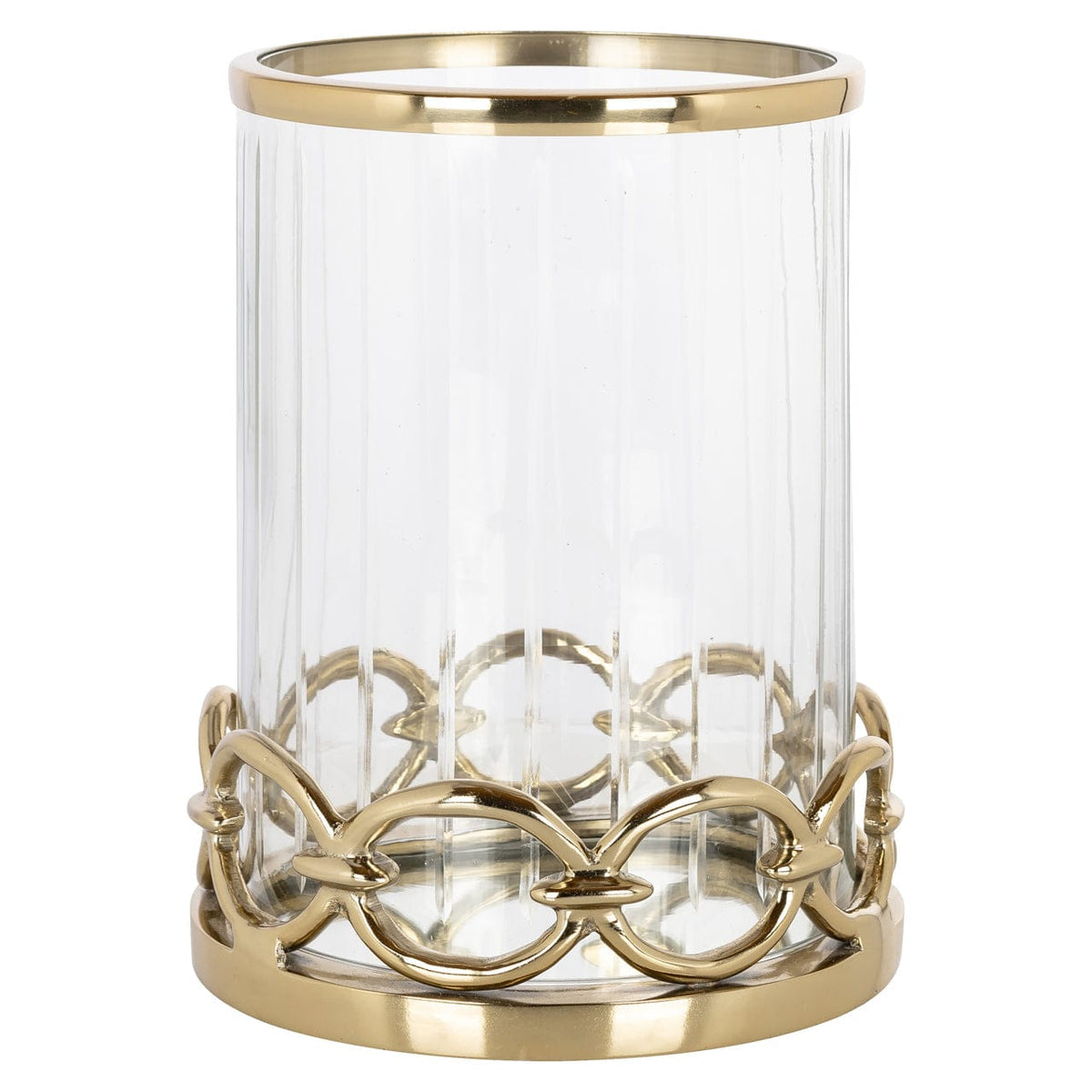 Richmond Interiors Lighting Hurricane light Jayce gold House of Isabella UK