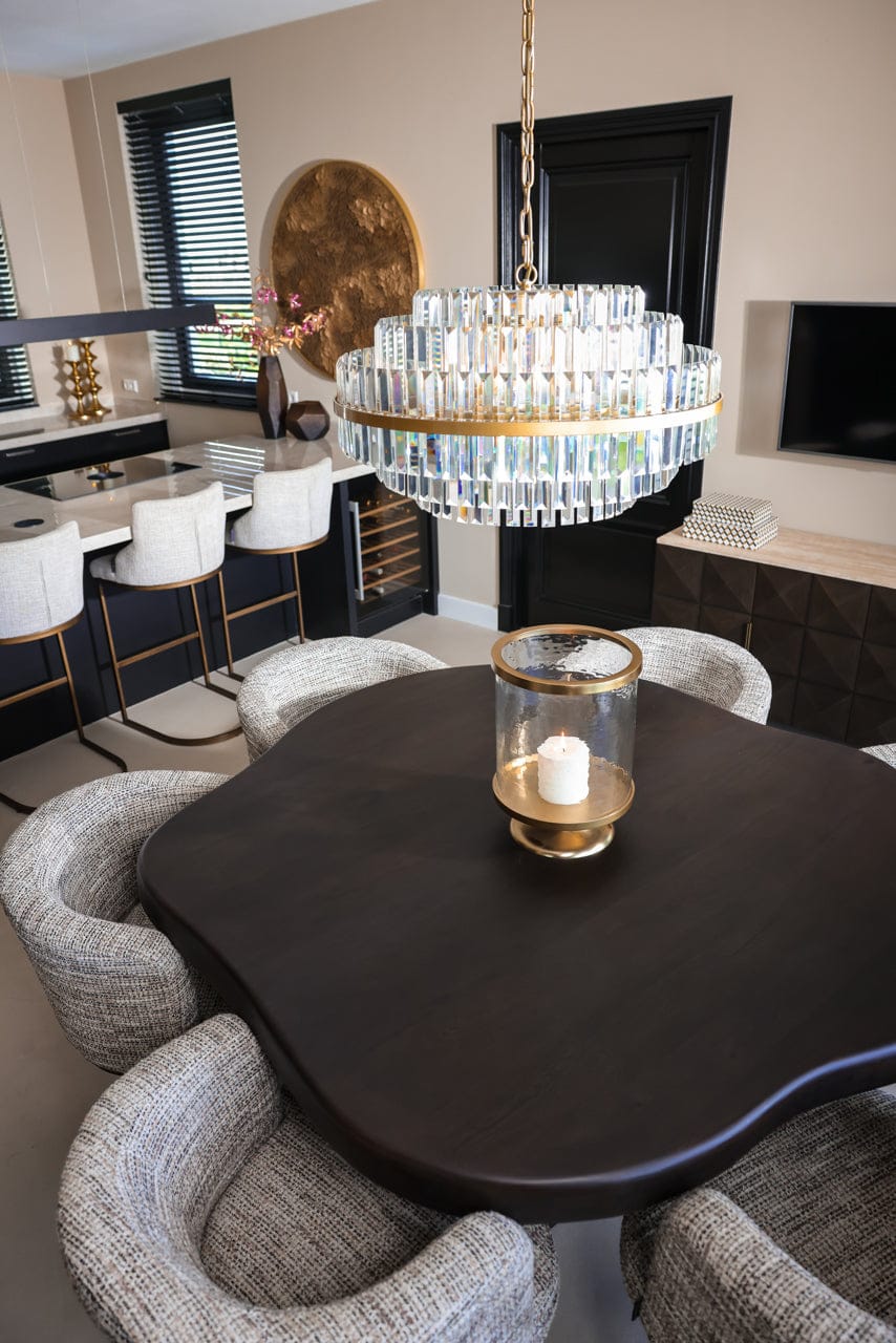 Richmond Interiors Lighting Hurricane light Jaysin gold House of Isabella UK