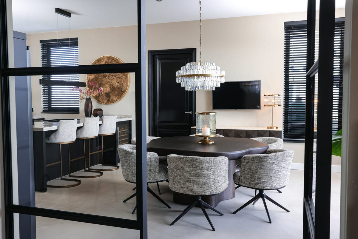 Richmond Interiors Lighting Hurricane light Jaysin gold House of Isabella UK