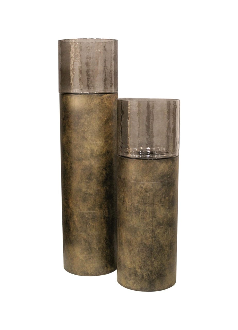 Richmond Interiors Lighting Hurricane light Mayce gold small House of Isabella UK