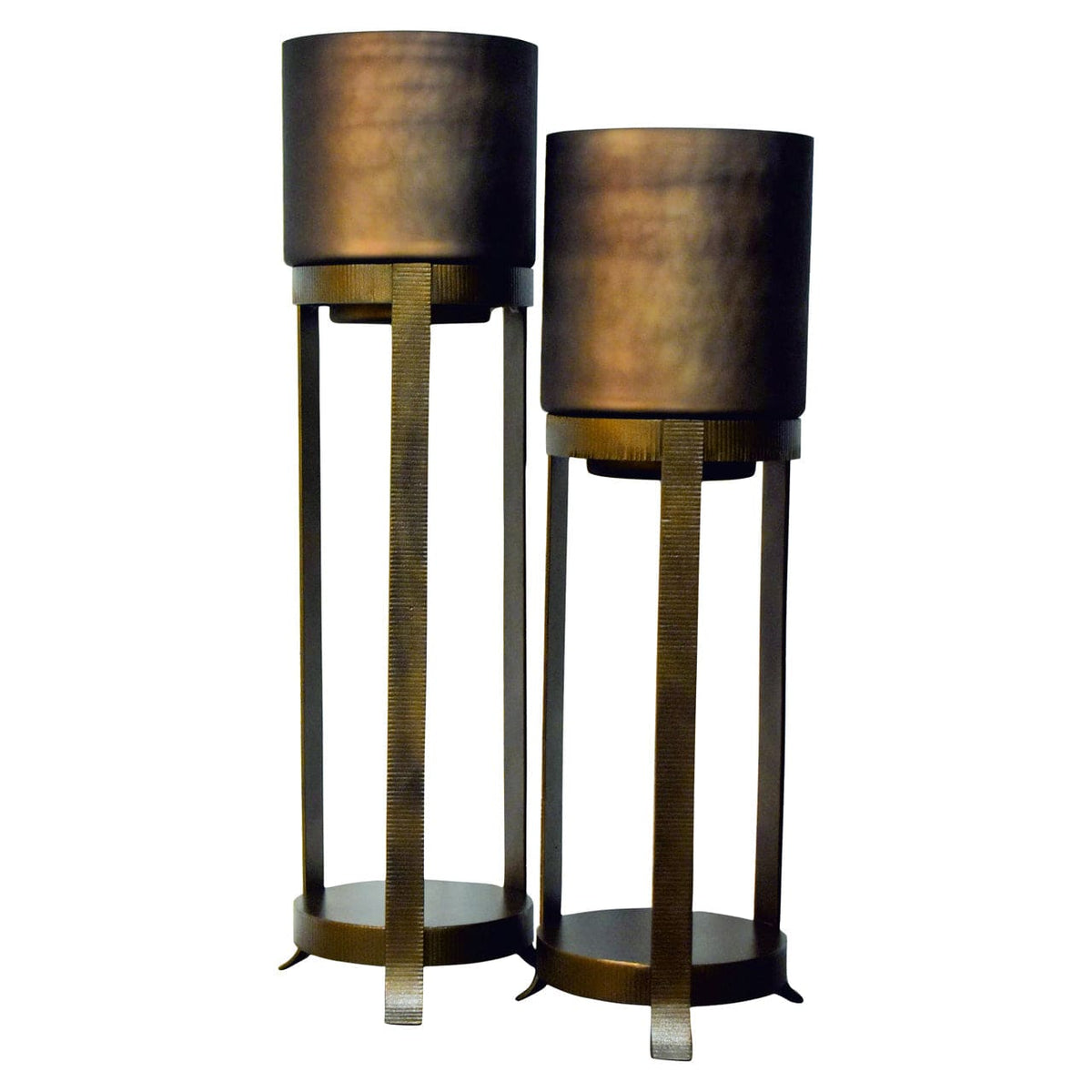 Richmond Interiors Lighting Hurricane light Mione bronze small House of Isabella UK