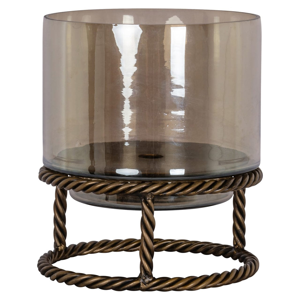 Richmond Interiors Lighting Hurricane light Ropia gold small House of Isabella UK