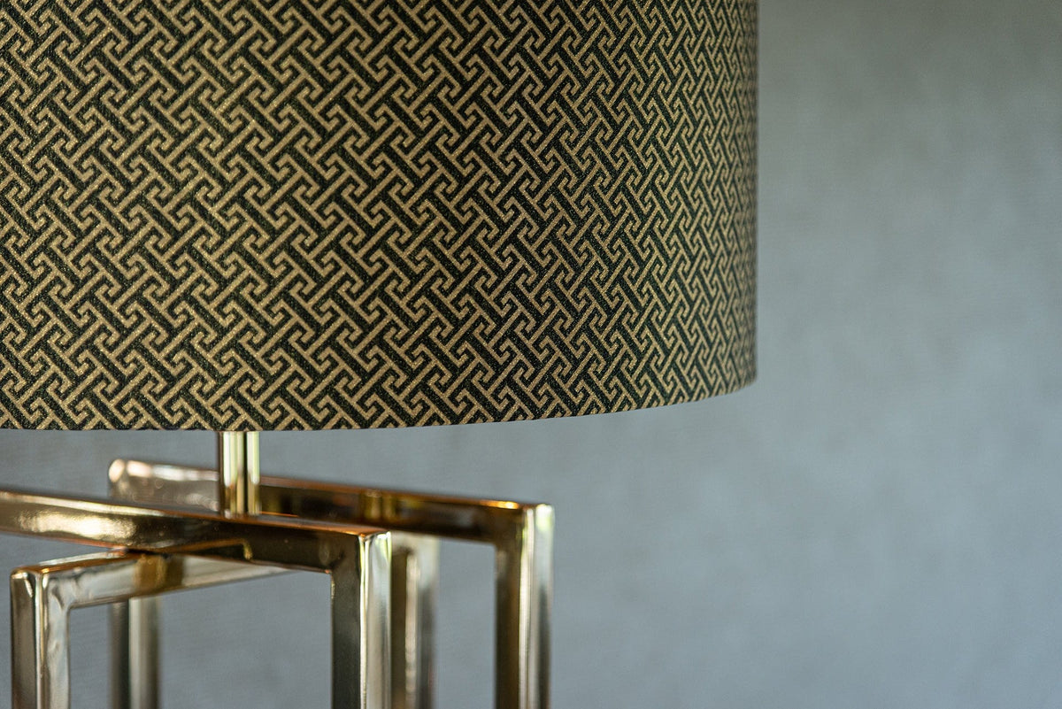 Richmond Interiors Lighting Lampshade Geo cilinder 50Ø (Donna-21056-Geo Classic Big 9999 Black) House of Isabella UK