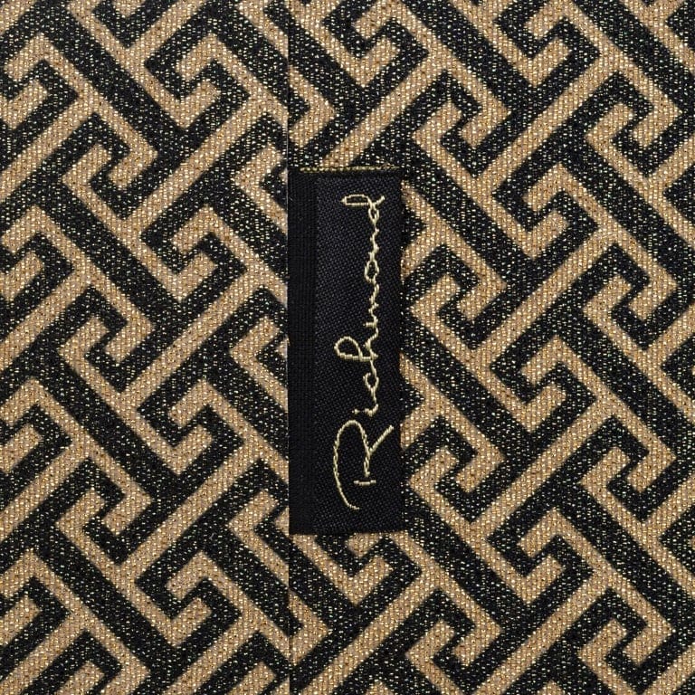 Richmond Interiors Lighting Lampshade Geo ovale (Donna-21056-Geo Classic Big 9999 Black) House of Isabella UK