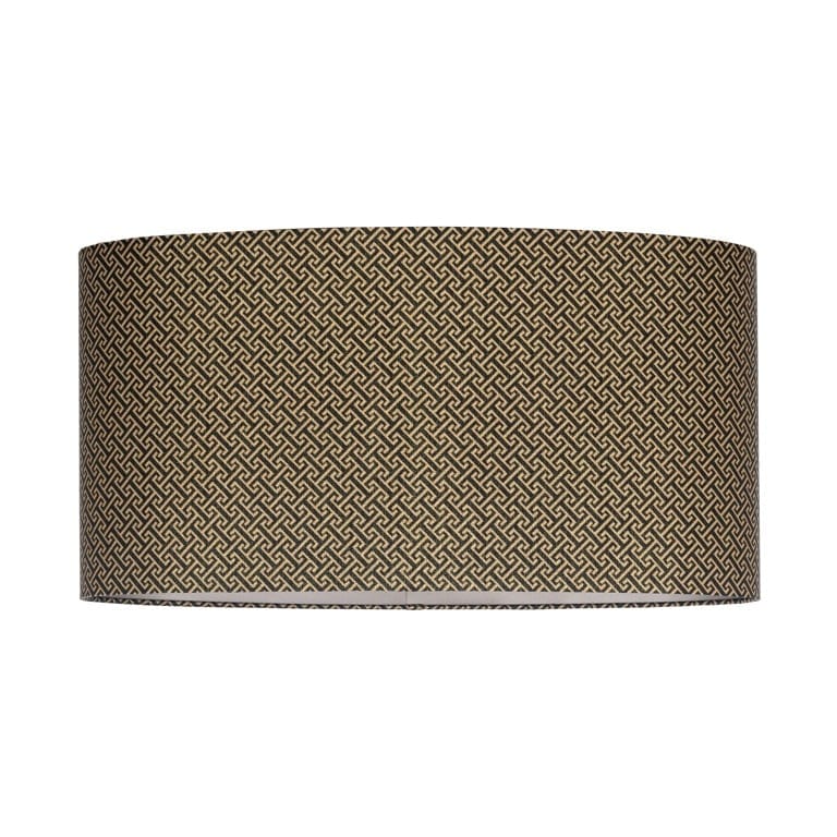 Richmond Interiors Lighting Lampshade Geo ovale (Donna-21056-Geo Classic Big 9999 Black) House of Isabella UK