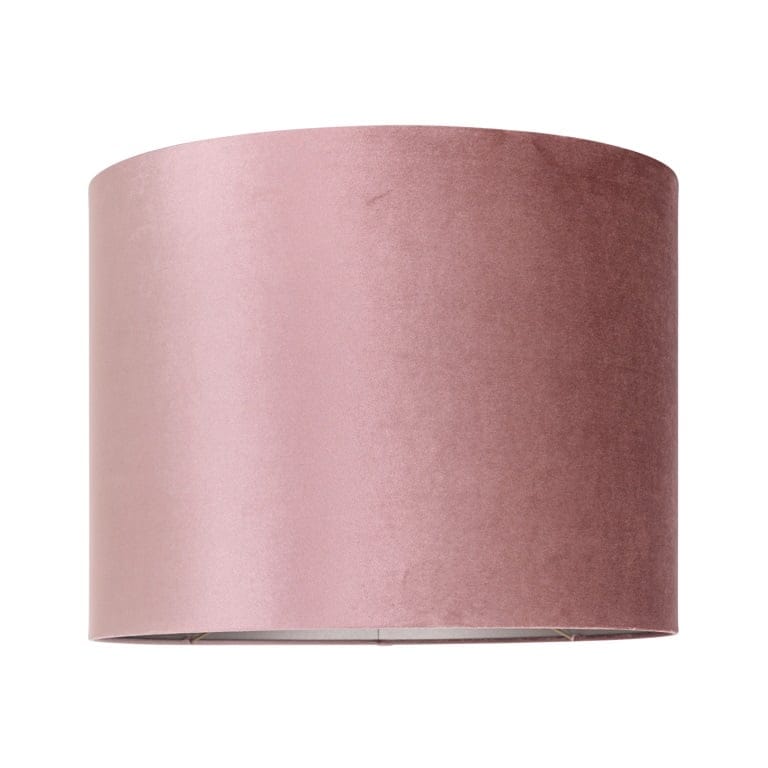 Richmond Interiors Lighting Lampshade Old rose cilinder 50Ø (Italian-4008 Old Rose) House of Isabella UK