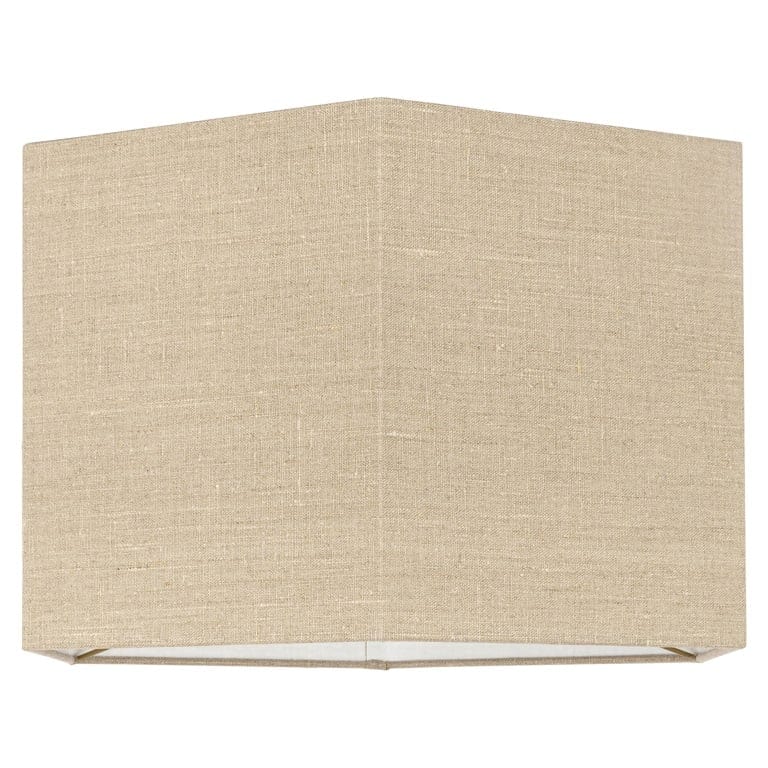 Richmond Interiors Lighting Lampshade Sally sand linnen hexagon medium House of Isabella UK