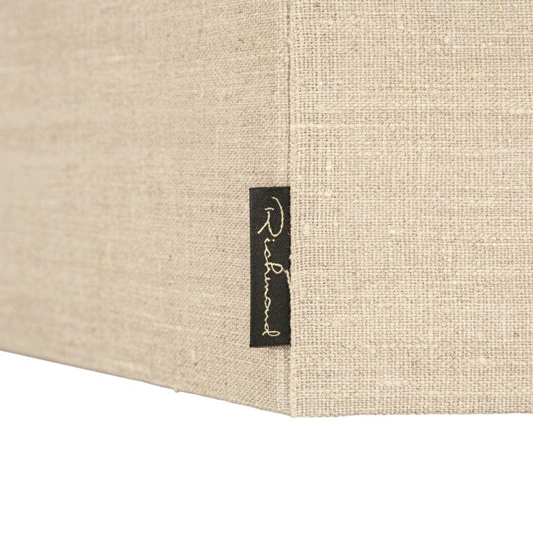 Richmond Interiors Lighting Lampshade Sally sand linnen hexagon XL (Sand) House of Isabella UK