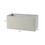 Richmond Interiors Lighting Lampshade Zera biscotti rectangle S House of Isabella UK