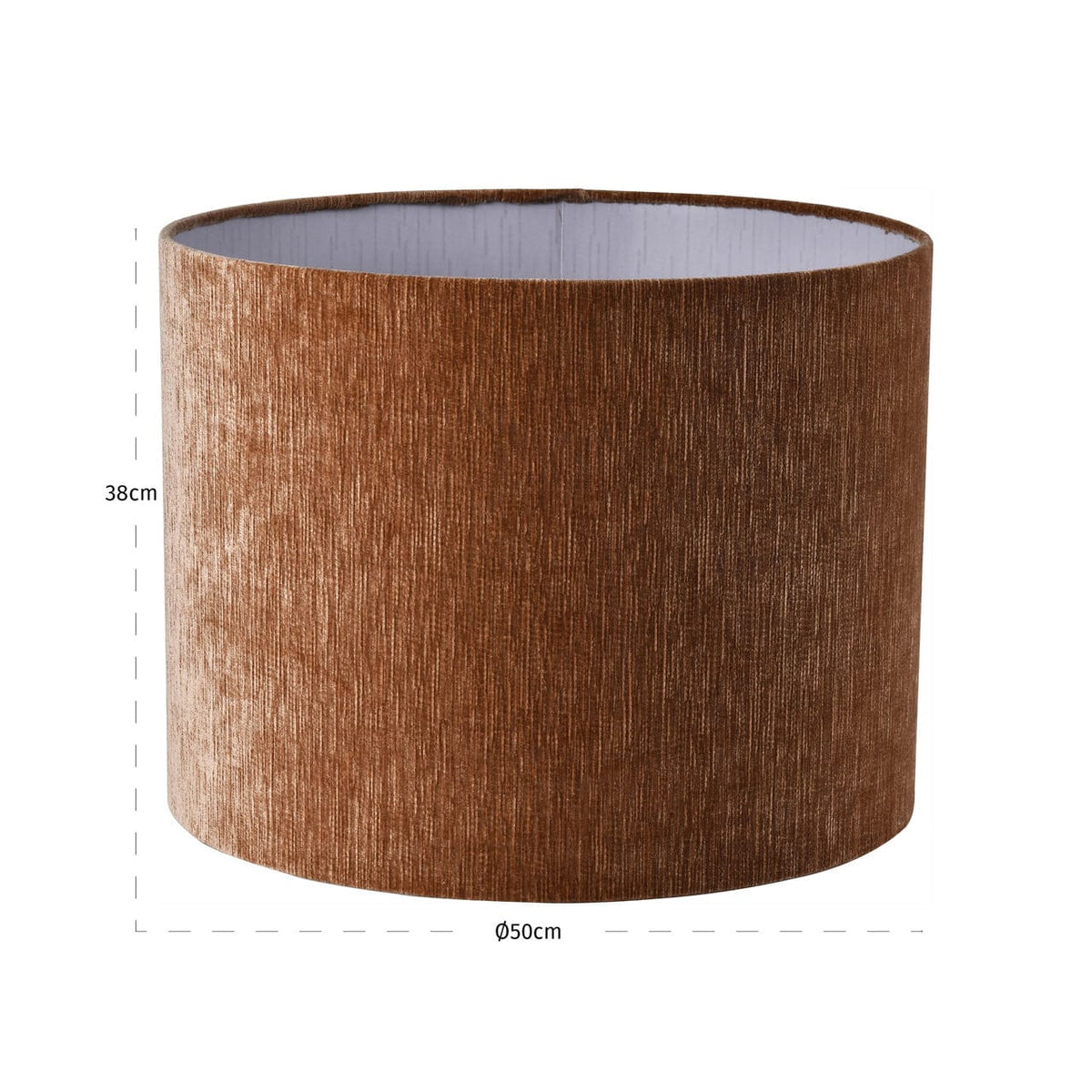 Richmond Interiors Lighting Lampshade Ziba Be straight mocha mousse 50 House of Isabella UK
