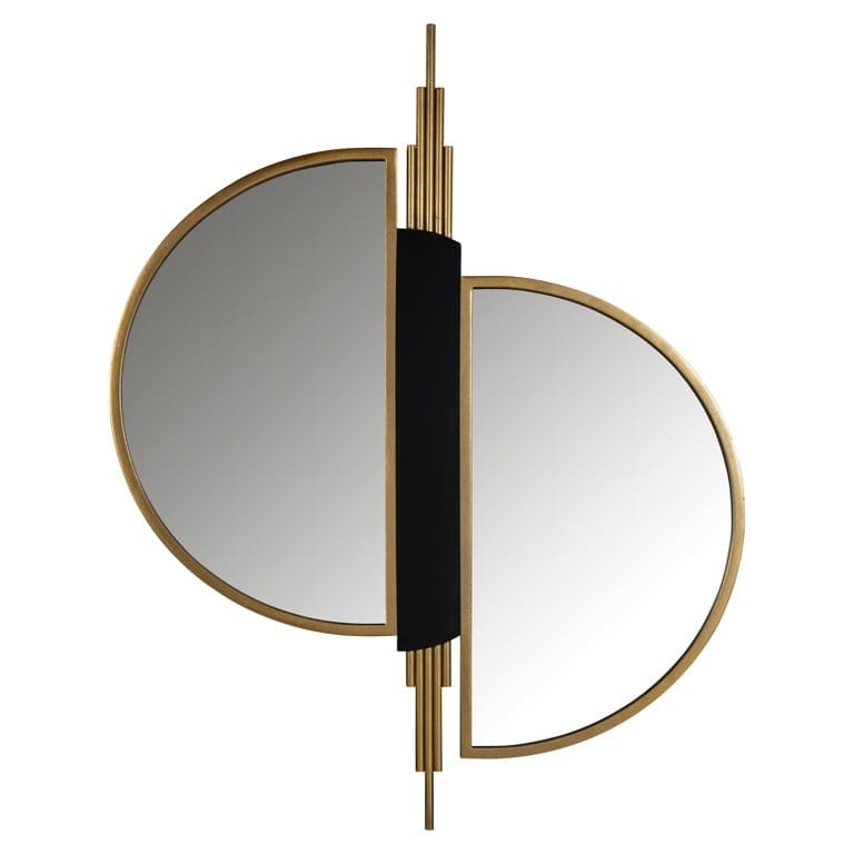 Richmond Interiors Lighting Mirror Adelyn (Brushed Gold) House of Isabella UK