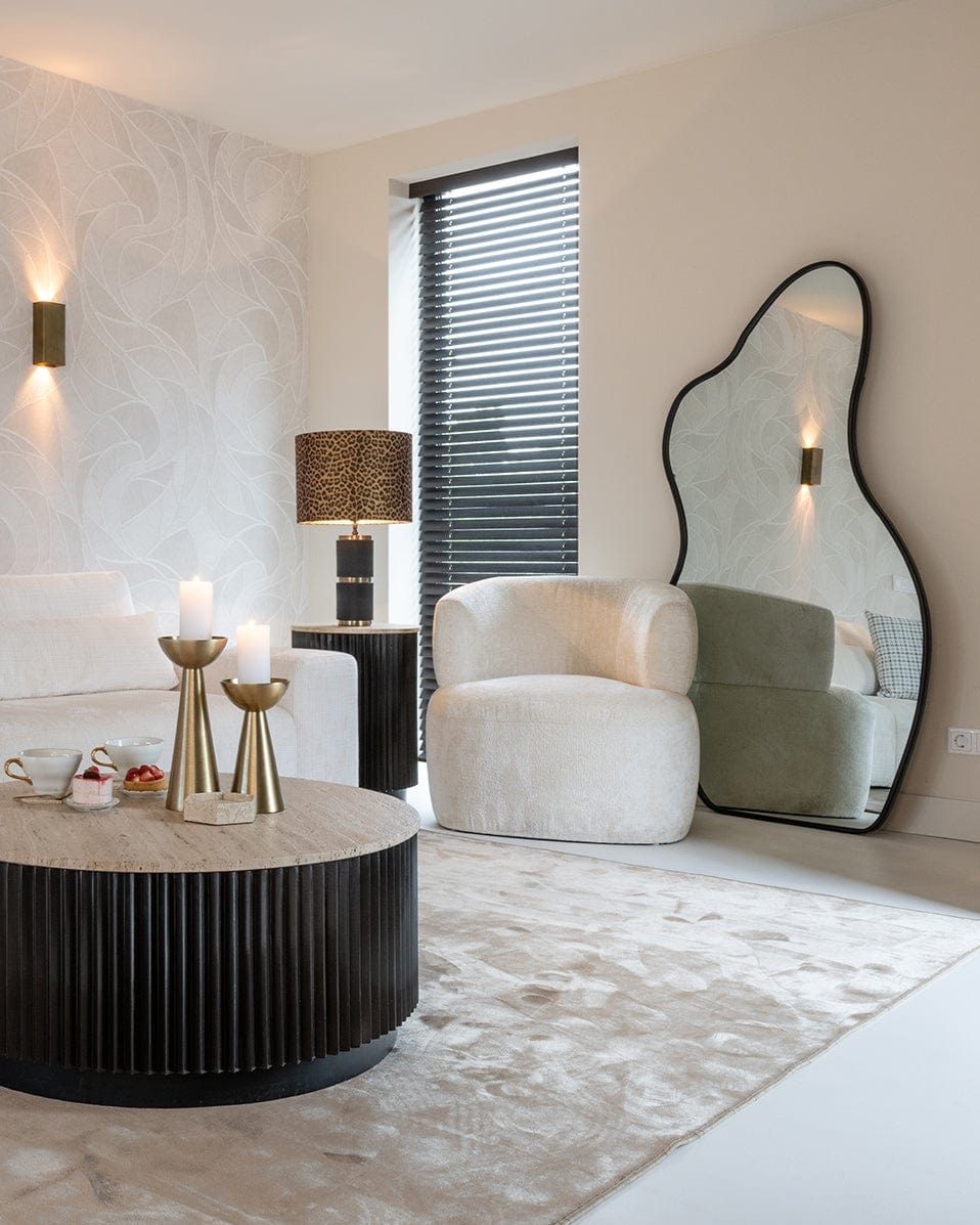 Richmond Interiors Lighting Mirror Aldon (Black) House of Isabella UK